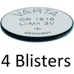 Varta 4 Stuks (4 Blisters A 1 St) Cr1616 Wegwerpbatterij Lithium