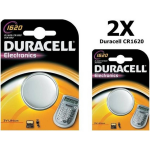 Duracell 2 Stuks - Cr1620 Lithium Batterij