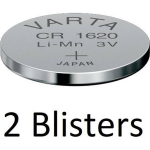 Varta 2 Stuks (2 Blisters A 1 St) Cr1620 Wegwerpbatterij Lithium