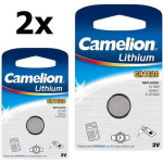 Camelion 2 Stuks Cr1620 3v Lithium Knoopcelbatterij