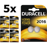 Duracell 10 Stuks (5 Blisters A 2st) - Cr2016 Professional Electronics 3v 90mah Lithium Knoopcel