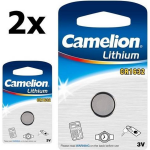 Camelion 2 Stuks - Cr1632 125mah 3v Lithium Knoopcel Batterij