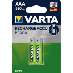 Varta Recharge Accu Phone Aaa 550mah - 10x 2 (20stuks)