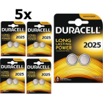 Duracell 10 Stuks (5 Blister A 2st) Cr2025 3v Lithium Knoopcel Batterij