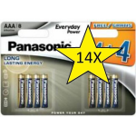 Panasonic Alkaline Everyday Power Aaa 8x