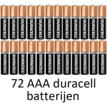 Duracell 72 Stuks Aaa Alkaline Batterijen