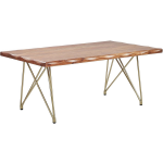 Beliani Raley - Salontafel-lichte Houtkleur-acaciahout - Bruin