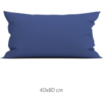 Zo Home Satinado Kussensloop Katoen Satijn - Navy Blue 40x80cm - Blauw