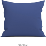 Zo Home Satinado Kussensloop Katoen Satijn - Navy Blue 80x80cm - Blauw