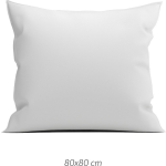 Zo Home Satinado Kussensloop Katoen Satijn - Ash Grey 80x80cm - Grijs