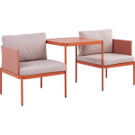 Beliani Terracina - Loungeset--aluminium - Oranje