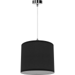 BES LED Led Hanglamp - Hangverlichting - Aigi Utra - E27 Fitting - Rond - Mat - Kunststof - Zwart