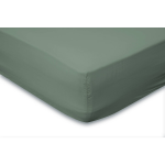 Elegance Hoeslaken Katoen Perkal 35cm Hoekhoogte - Grenat Green 160x200cm - Groen