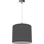 BES LED Led Hanglamp - Hangverlichting - Aigi Utra - E27 Fitting - Rond - Mat - Kunststof - Grijs