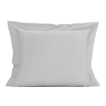Heckett & Lane Elementi Kussensloop Katoen Satijn - Glacier Grey 60x70cm - Grijs