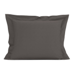 Heckett & Lane Elementi Kussensloop Katoen Satijn - Classic Anthracite 60x70cm - Grijs