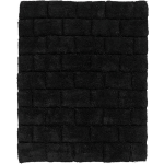 Seahorse Metro Badmat - 50 X 60 Cm - Black - Zwart