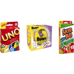 Hasbro Spellenbundel - 3 Stuks - Uno & Dobble Classic & Skip-bo