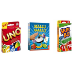 Hasbro Spellenbundel - 3 Stuks - Uno & Halli Galli & Skip-bo