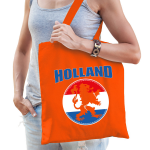Bellatio Decorations Holland Leeuw Supporter Cadeau Tas Voor Dames En Heren - Feest Boodschappentassen - Oranje