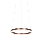 QAZQA Design hanglamp brons 40 cm incl. LED 3 staps dimbaar - Anello