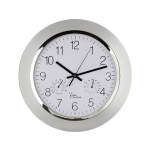 EuroTime 56004 Wandklok Zendergestuurd 34 cm x 5 cm Zilver - Silver