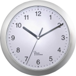 EuroTime 56787 Wandklok Zendergestuurd 25 cm x 3.8 cm Zilver - Silver