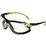 3M™ Solus S1201SGAFKT Veiligheidsbril Incl. anticondens-bescherming, Groen DIN EN 166 - Negro