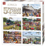 King Puzzel Classic Collectie 3x1000 Stukjes