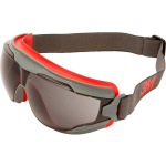 3M™ Goggle Gear 500 GG502SGAF Ruimzichtbril Incl. anticondens-bescherming Rood, DIN EN 166 - Grijs