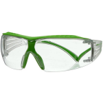 3M™ SecureFit SF401XSGAF-GRN Veiligheidsbril Incl. anticondens-bescherming - Groen