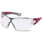 Uvex pheos cx2 9198 9198258 Veiligheidsbril Incl. UV-bescherming Rood, - Grijs