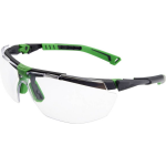 Univet 5X1 5X1-03-00 Veiligheidsbril Incl. anticondens-bescherming, Incl. UV-bescherming, Groen DIN EN 166 - Zwart