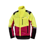 4112-M Bosbescherming jas comfort Maat: M Neon-geel, Rood, - Zwart