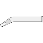 Weller XT MX Soldeerpunt Beitelvorm, gebogen Grootte soldeerpunt 3.2 mm Lengte soldeerpunt: 53.5 mm Inhoud: 1 stuk(s)