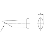 Weller LT-CC Soldeerpunt Ronde vorm, lang, afgeschuind Grootte soldeerpunt 3.2 mm Inhoud: 1 stuk(s)