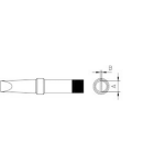 Weller 4PTA6-1 Soldeerpunt Platte vorm Grootte soldeerpunt 1.6 mm Inhoud: 1 stuk(s)