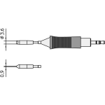 Weller RT11 Soldeerpunt Beitelvorm, recht Grootte soldeerpunt 3.7 mm Inhoud: 1 stuk(s)