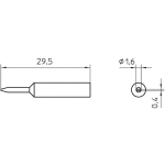 Weller XNT 6 Soldeerpunt Beitelvorm Grootte soldeerpunt 1.6 mm Inhoud: 1 stuk(s)