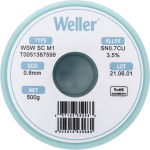 Weller WSW SC M1 Soldeertin, loodvrij Spoel Sn0.7Cu 500 g 0.8 mm