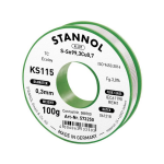 Stannol KS115 Soldeertin, loodvrij Spoel Sn99.3Cu0.7 100 g 0.3 mm
