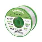 Stannol HF32 3,5% 0,8MM SN99CU0,7 CD 250G Soldeertin, loodvrij Loodvrij Sn99.3Cu0.7 250 g 0.8 mm