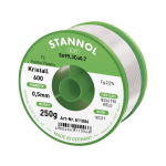 Stannol Kristall 600 Fairtin Soldeertin, loodvrij Loodvrij Sn99.3Cu0.7 250 g 0.5 mm