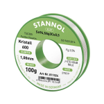 Stannol Kristall 600 Fairtin Soldeertin, loodvrij Loodvrij Sn3.0Ag0.5Cu 100 g 1.0 mm