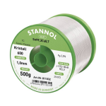 Stannol Kristall 600 Fairtin Soldeertin, loodvrij Loodvrij Sn0.7Cu 500 g 1.0 mm