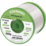 Stannol Kristall 600 Fairtin Soldeertin, loodvrij Loodvrij Sn3.0Ag0.5Cu 500 g 1.0 mm