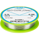 Felder LÃ¶ttechnik ISO-Core Clear Sn100Ni+ Soldeertin Spoel Sn99.25Cu0.7Ni0.05 0.100 kg 0.75 mm