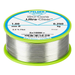 Felder LÃ¶ttechnik ISO-Core Ultra-Clear Sn100Ni+ Soldeertin, loodvrij Spoel Sn99.25Cu0.7Ni0.05 0.250 kg 1 mm