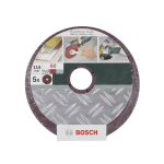 Bosch 2609256253 Schuurpapier voor schuurschijf Korrelgrootte 100 (Ã) 125 mm 5 stuk(s)