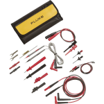 Fluke TLK287 Veiligheidsmeetsnoerenset [Banaanstekker 4 mm, Testpunt - Banaanstekker 4 mm] Rood, - Zwart